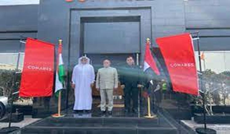 Dubai में कोनारस इस्पात फैक्टरी, बंदरगाह का भ्रमण किया इस्पात मंत्री रामचंद्र प्रसाद सिंह ने